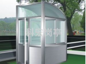 不銹鋼保安亭-不銹鋼保安河北崗亭的圖片